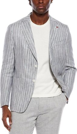 Isaia Linen & Silk-Blend Jacket