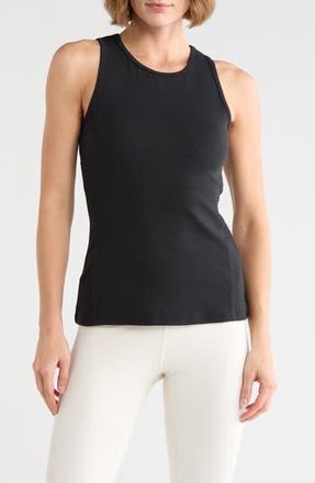 Marika Mellie Ribbed Tank in Black at Nordstrom Rack, Size X-Large