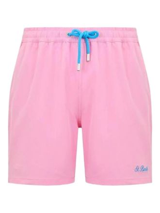 MC2 Saint Barth drawstring swim shorts - men - Recycled Polyester/Elastane - S - Pink