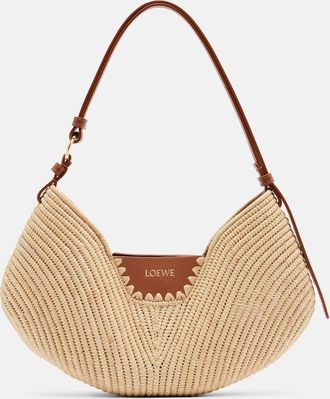 Loewe Paulas Ibiza Swing Medium raffia tote bag