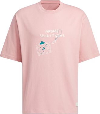 adidas Graphic T-shirt Asia Sizing Pink JP4580