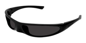 Balenciaga BB0383S Asian Fit 001 Mens Sunglasses Black Size 76