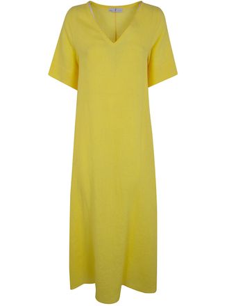 Whyci Abito Lungo V Neck V Neck Long Dress