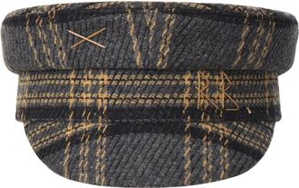 Ruslan Baginskiy Cappello con stemma ricamato a quadri - - Accessories - Donna - Multicolore - S