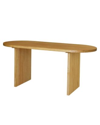 Hannun Mesa de comedor ovalada de madera 180 cm