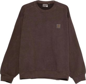 Carhartt Work in Progress Crew Sweatshirt - Heren - Sweatshirts - Bruin - XL - Katoen - Hoodies & sweatvesten