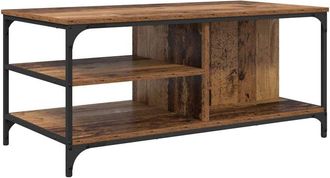 vidaXL Mesa De Caf&eacute; Madera Vieja 100 X 50 X 45 Cm Madera Contrachapada Vidaxl