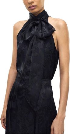 Adam Lippes Giulia Silk-Blend Top