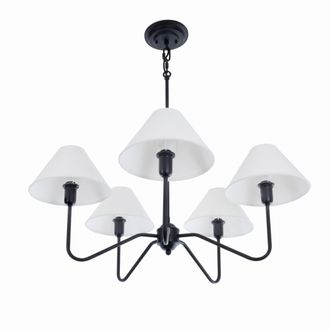 OEM Lampadario Simple Plus S Nero Lino - Stretto