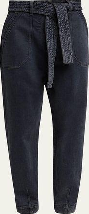 Giorgio Armani Tapered Stretch Denim Jeans