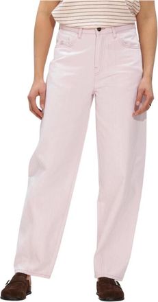 By-Bar Amsterdam Jeans, Dames, Roze, L, Begum Slub Jeans