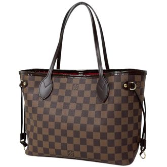 Louis Vuitton Brown Damier Canvas Handbag Tote Bag (Pre-Owned)