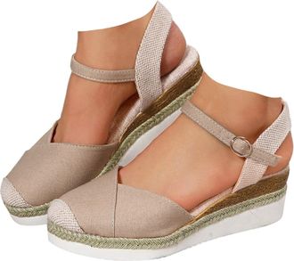 Generic Orthopedic Closed Toe Platform Wedge Sandals for Women Summer Dressy,2026 Casual Comfortable Lightweight Platform Wedges Heels Sandals Walking Non Sli