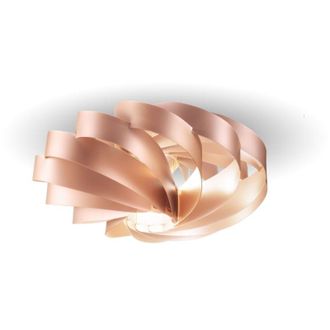 Linea Zero Linea Zero - Plafoniera Moderna 5 Luci Flat In Polilux Rame D100 Made In Italy