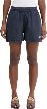 Maison Kitsun&eacute; Donna, Pantaloncini, Blu, S, new