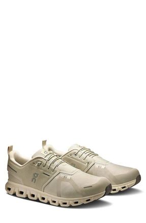 On Cloud 6 Waterproof Sneaker in Pelican/Ghost at Nordstrom, Size 10.5