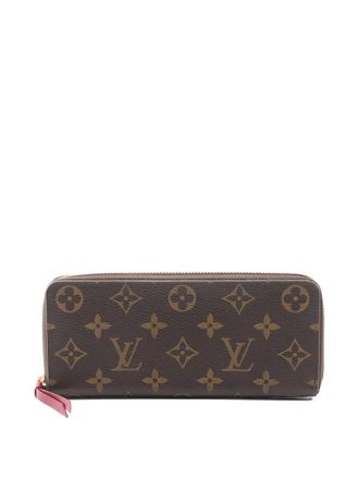 Louis Vuitton 2018 Clemence monogram-pattern leather wallet - women - PVC/Leather - One Size - Brown