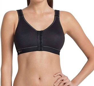 Anita Active Front Close Sports Bra In Black