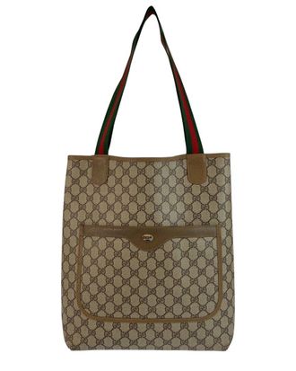 Gucci Multicolor Gg Supreme Canvas Tote (Authentic Pre-Loved)