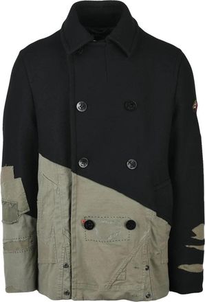Paul & Shark Pea Coat Wool Cashmere - Black