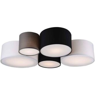 Trio Plafoniera Soffitto Interno Moderna Multi Cilindri Colorati 90x70 cm gd
