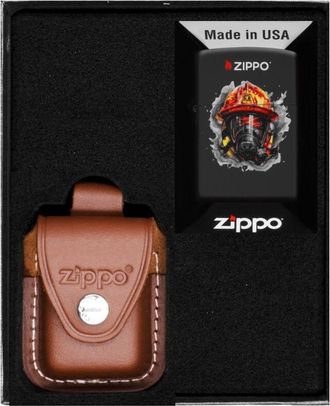 OEM Juego De Regalo De Encendedores Zippo Con Dise&ntilde;o De Bombero N.&deg; 4