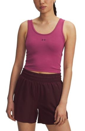 Under Armour Vanish Seamless Tank in Fuchsia /Maroon /Maroon at Nordstrom, Size X-Large