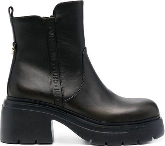 Liu Jo 70mm Carrie leather ankle-boots - women - Leather - 41 - Black
