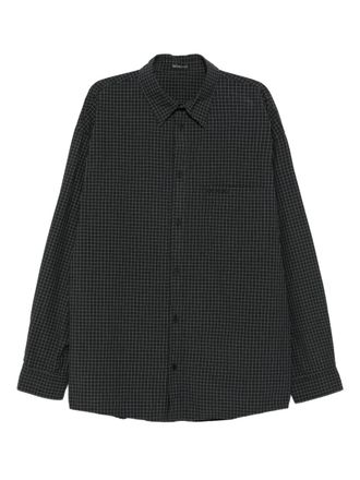 Balenciaga Geruit overhemd - Grijs