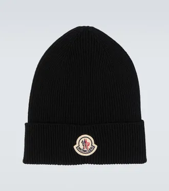 Moncler Ribbed-knit virgin wool beanie
