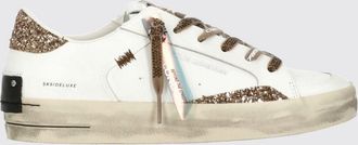 Crime London Sneakers SK8 in pelle liscia e cavallino con dettagli bicolor