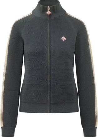 Casablanca Culture Track Top - Dames - Vesten - Blauw - S - Katoen - Truien & Vesten
