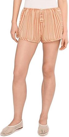 Free People Home By 8 Boxers Womens Sets Coral Combo : SM, Cotton/Elastane/Polyester