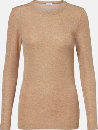 Brunello Cucinelli Monili wool-blend sweater