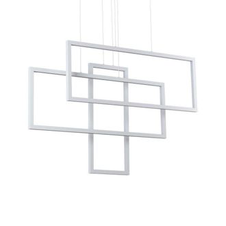 Netlighting Frame LED Decorative Integrated Pendant Light White 93000K