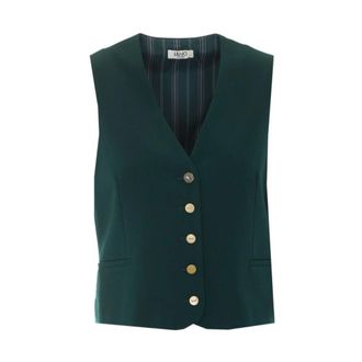 Liu Jo Jackets - female - Liu Jo - Waistcoats - Green - XS - Jackets