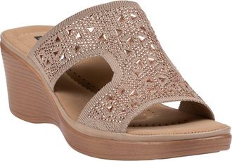 Good Choice Shoes Jaeya Wedge Sandal in Beige at Nordstrom Rack, Size 7.5