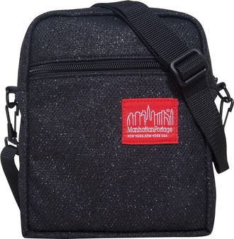 Manhattan Portage Midnight City Lights Crossbody Bag in Black at Nordstrom, Size Small