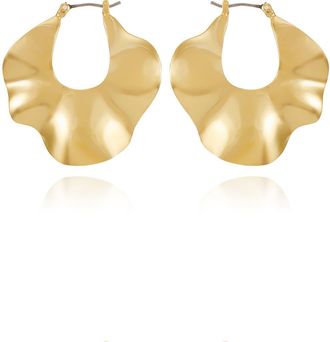 Vince Camuto Twist Hoop Earrings in Gold at Nordstrom Rack