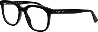 Alexander McQueen Stijlvolle Optische Bril Am 0539O - Dames - Brillen - Zwart - 52 MM - Accessoires
