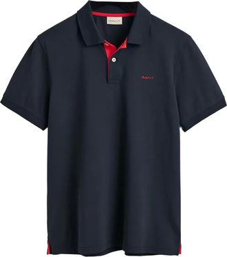GANT Poloshirt met logo - Blauw