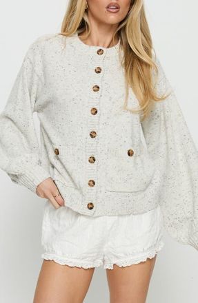 Princess Polly Dorah Cardigan in Grey at Nordstrom, Size 0