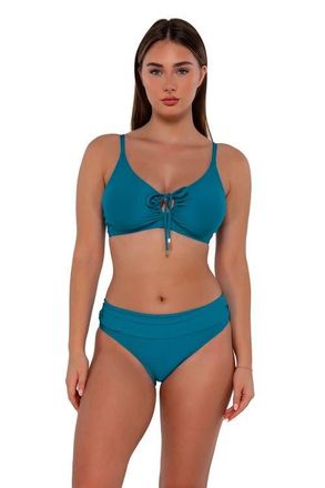 Sunsets Kauai Keyhole-DD Cup in Harbor Blue Sandbar Rib at Nordstrom, Size 34