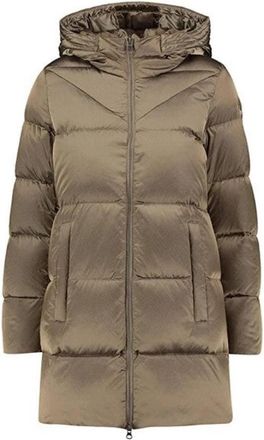 Colmar Beige Nylon Jas met Capuchon - Dames - Gewatteerde jassen - Beige - 2XL - Nylon - Jassen