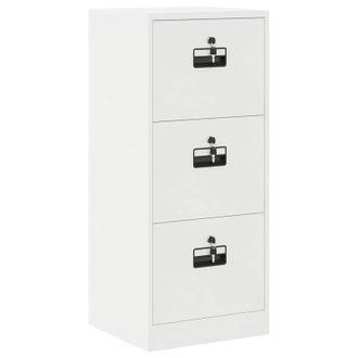 vidaXL Mueble Archivador 45,5 X 42 X 106,5 Cm Acero Laminado En Fr&iacute;o Vidaxl