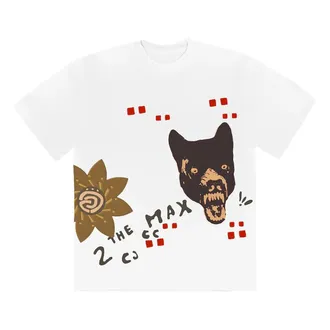 Travis Scott Cactus Jack Wolf T-shirt White CJAM-SS03_M