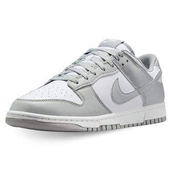 Nike Nike Mens Dunk Low Retro Sneaker, White/Lt Smoke Grey/White, 8.5 UK