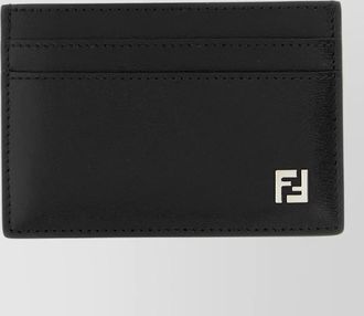 Fendi leather card holder