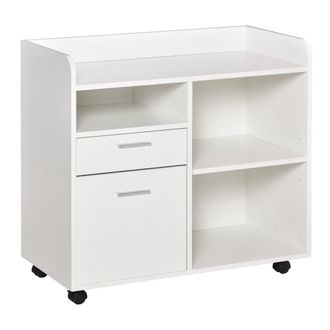 Vinsetto Armario para impresora 80x40x72 cm blanco