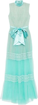 Saiid Kobeisy Abito in pizzo - Blu